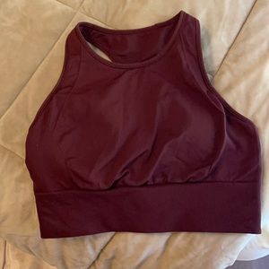 Lululemon ebb to train sports bra crop size 10